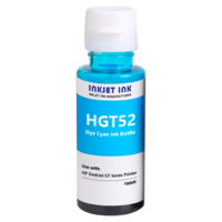Чернила для HP GT52 водорастворимые, Cyan (Голубой), 100мл / JST