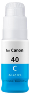 Чернила для Canon GI-40 водорастворимые, Cyan (Голубой), 70мл / SW