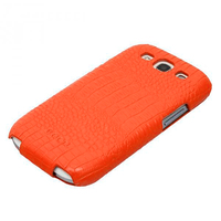 Чехол-книжка Samsung Galaxy S3 Hoco крокодил Orange (оранжевый)