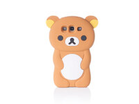 Чехол-накладка Samsung Galaxy S3 Медведь Beige (бежевый)