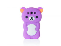Чехол-накладка Samsung Galaxy S3 Медведь Violet (фиолетовый)
