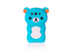 Чехол-накладка Samsung Galaxy S3 Медведь Light Blue (голубой)