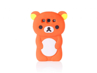 Чехол-накладка Samsung Galaxy S3 Медведь Orange (оранжевый)